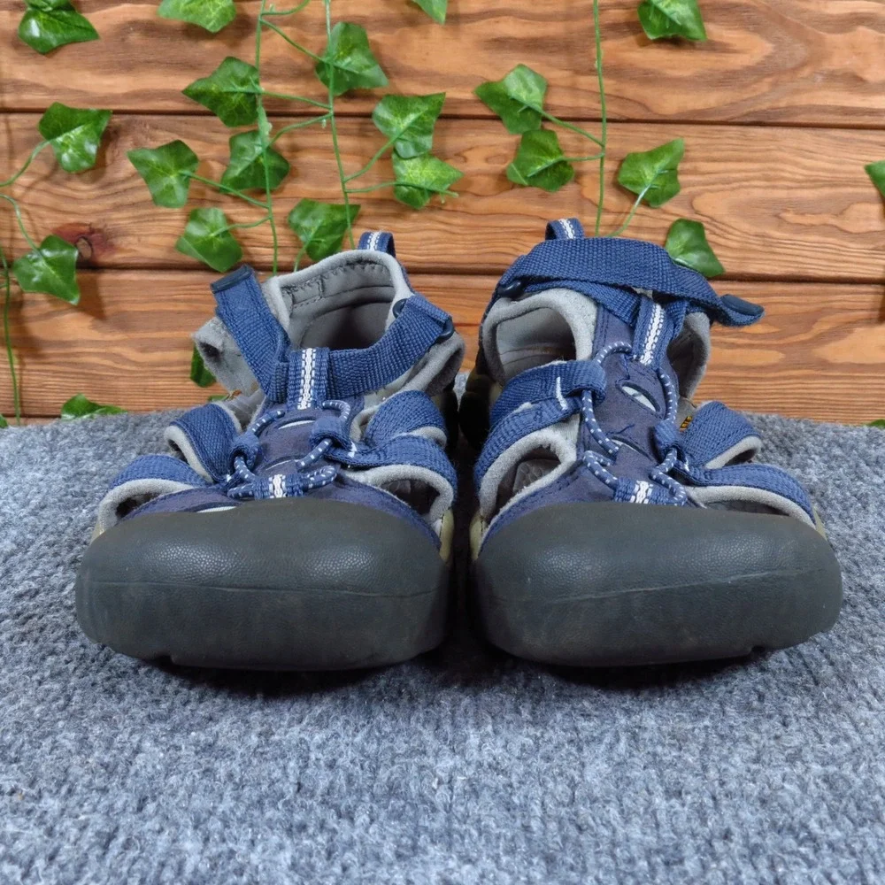 KEEN Venice H2 Kids Sport Sandal Size 5 Hiking Water Shoe Blue Washable Webbing